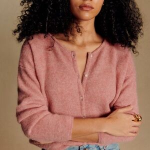 Sézane Gaspard Cardigan Rosewood